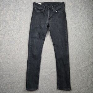 Levi's Premium Skinny Jeans Womens 30x30 Black Grunge Stretch Denim Skater